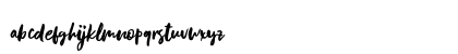 Blastpink Script Regular Lowercase Preview