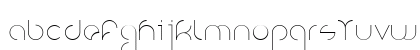 Nioubes Font UltraLight Lowercase Preview