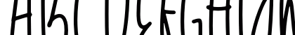 Unicorn Tall Regular Lowercase Preview