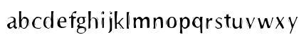 P22Prehistoric Pen Lowercase Preview