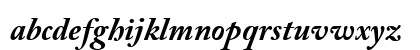 Adobe Caslon Pro Bold Italic Lowercase Preview
