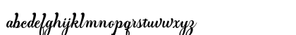 Martine Script Regular Lowercase Preview
