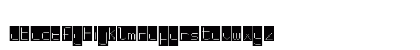 WLM Pixel Party Black Thin Regular Lowercase Preview