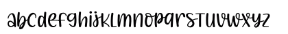 Finesweeper Regular Lowercase Preview