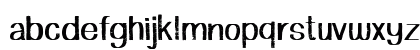 Elvian Regular Lowercase Preview
