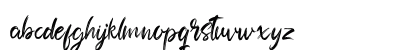 Shadow Brush Regular Lowercase Preview