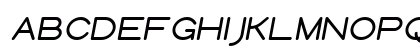 Queental Bold Italic Lowercase Preview