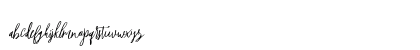Beconfident Regular Lowercase Preview