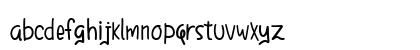 Snow In The Dark Regular Lowercase Preview