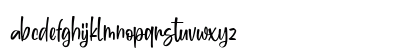 Aperly Regular Lowercase Preview