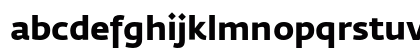 Fedra Sans Bold Lowercase Preview