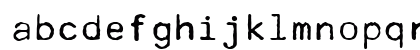 Cella Regular Lowercase Preview