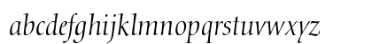 Nofret Light Italic Lowercase Preview