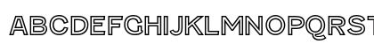 Fenwick Outline Free Regular Lowercase Preview