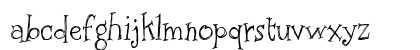 Urban Scrawl Regular Lowercase Preview