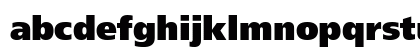 Frutiger LT 95 UltraBlack Regular Lowercase Preview