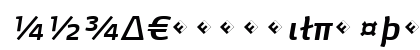 MaxDemiSerif-SemiBoldItaExp Regular Lowercase Preview