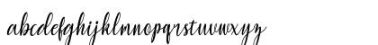 Yulinda Script Regular Lowercase Preview