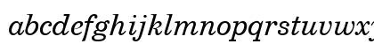 CenturySW-Italic Italic Preview