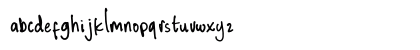 Quickbrown Regular Lowercase Preview