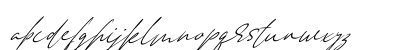 Anderson Signature Italic Regular Lowercase Preview
