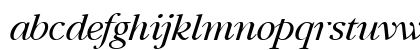 Artemius SN TT Regular Italic Lowercase Preview
