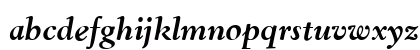 EldoradoText ItalicBold Lowercase Preview
