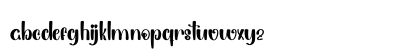 Yummy Regular Lowercase Preview