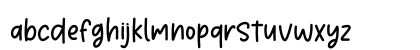 Apple Butter Regular Lowercase Preview