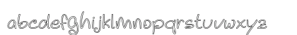 Noela Sherly Outline Regular Lowercase Preview