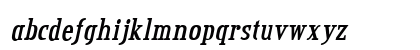 Credit Valley Bold Italic Lowercase Preview