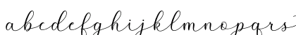 Montens Regular Lowercase Preview