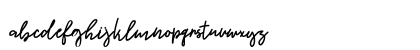 Warm Memories Bold Regular Lowercase Preview