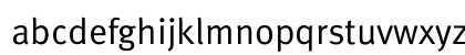 Meta Normal Roman Lowercase Preview
