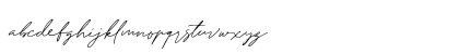 Andellia Davilton Regular Lowercase Preview