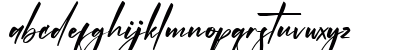 Gesturally Regular Lowercase Preview