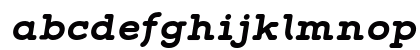 Grover Slab Bold Italic Preview