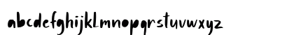 Bondie Regular Lowercase Preview