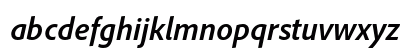 Adobe Clean SemiCondensed Bold Italic Preview