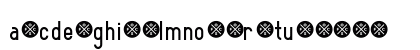 Elegrand Gothic Demo Regular Lowercase Preview