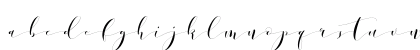 Donita Handscript Demo Regular Lowercase Preview