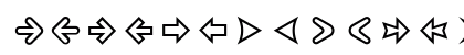 BixBats LT Std Arrow Regular Lowercase Preview