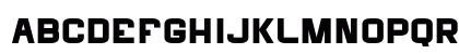Bucking Regular Lowercase Preview