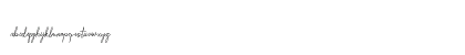Bordershine Monoline Regular Lowercase Preview