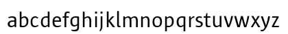 Sun Sans- Regular Lowercase Preview