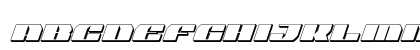 Joy Shark Semi-Condensed 3D Italic Semi-Condensed Italic Lowercase Preview