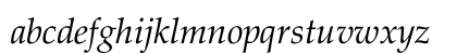 YUZapfCallI Regular Lowercase Preview