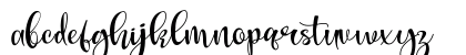 Love Match Regular Lowercase Preview