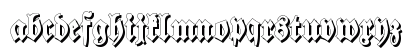 Walbaum Fraktur Bold Lowercase Preview