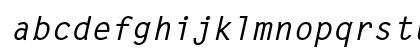 Letter Gothic Bold Slanted Preview